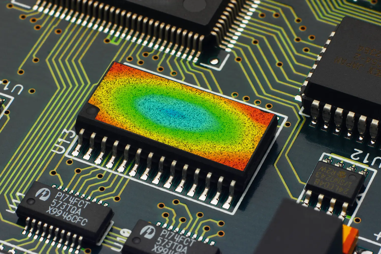 Robotic tactile probe measuring a calibration target mounted on an optical breadboard